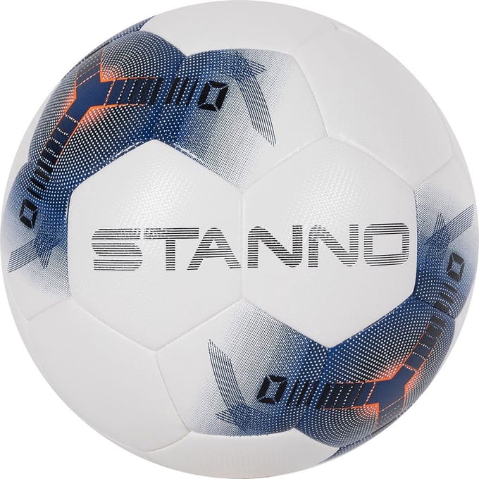 Stanno Prime II Wedstrijd/Trainingsbal - Wit / Marine | Maat: 5
