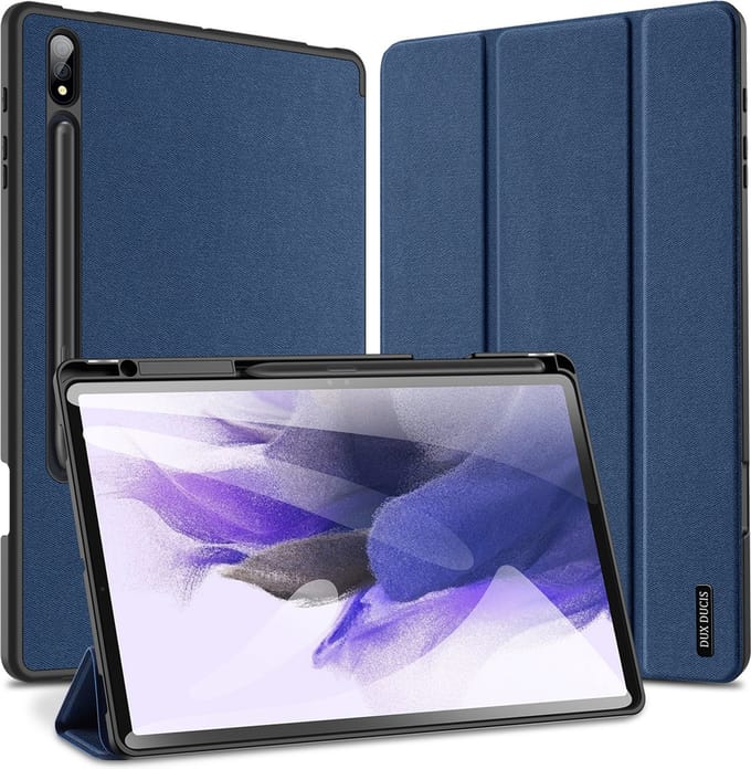 Dux Ducis Domo Bookcase geschikt voor Samsung Galaxy Tab S9 11.0 inch - Donkerblauw