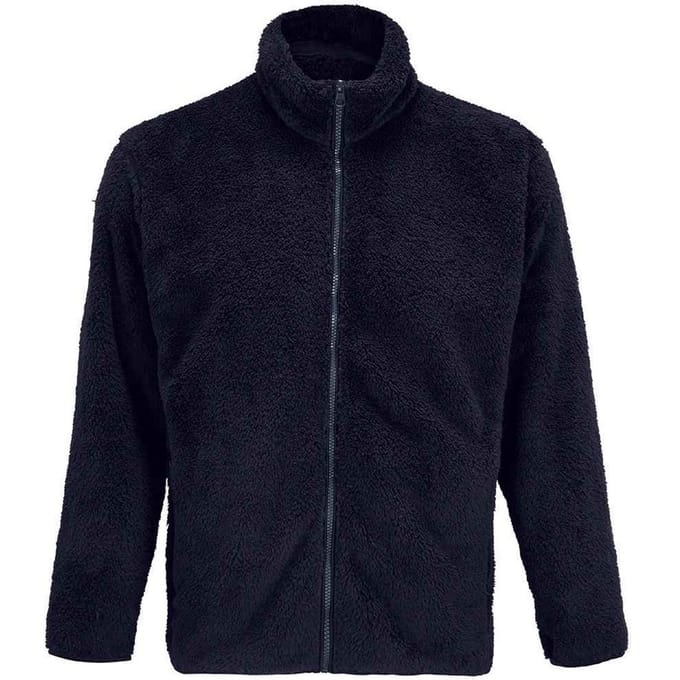 SOLS Vink Fluffy Jacket voor volwassenen (Marine)