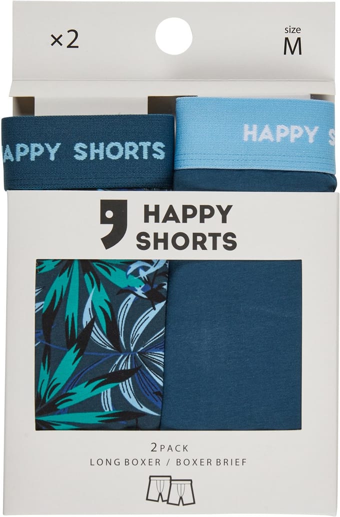 Happy Shorts Langer Boxer Jersey Boxer Briefs