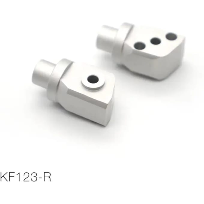 Paar voetsteunadapters voor achterop motorfiets Barracuda Kawasaki