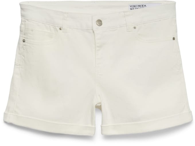 Vero Moda Broek Vmluna Mr Fold Shorts Mix Ga Noos 10279489 Cloud Dancer Dames Maat - M