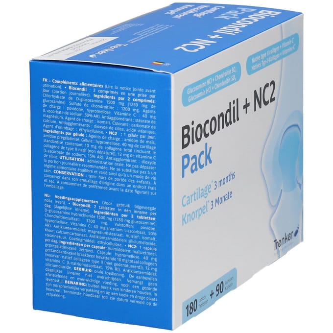 Trenker Biocondil 180 tabs + NC2 90 caps pack 1 Set