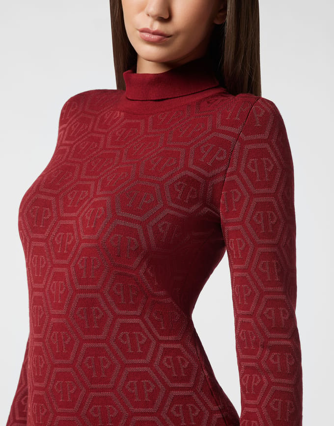 Knitted Turtleneck Monogram