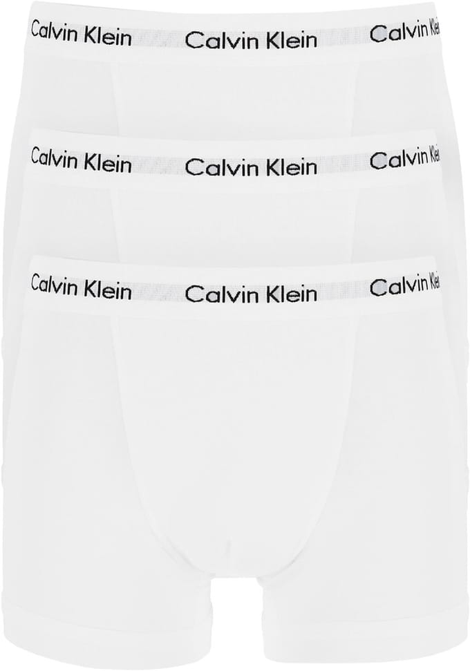 Calvin Klein Icon Cotton Stretch Trunks (3-pack) - heren boxers normale lengte - wit