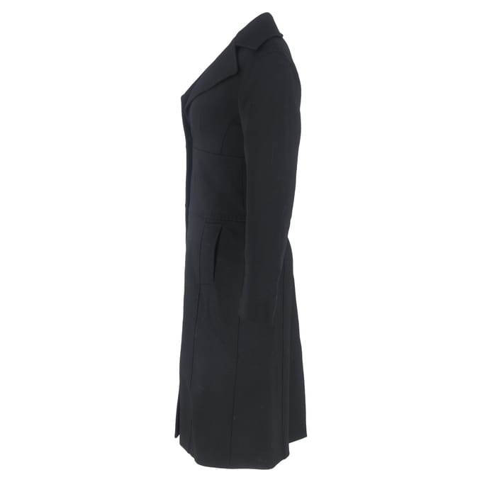 Dolce & Gabbana single-breasted jas met zakken in zwarte wol