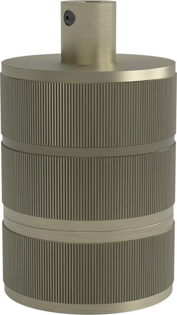 Calex E27 fitting aluminium - brons 3 rings