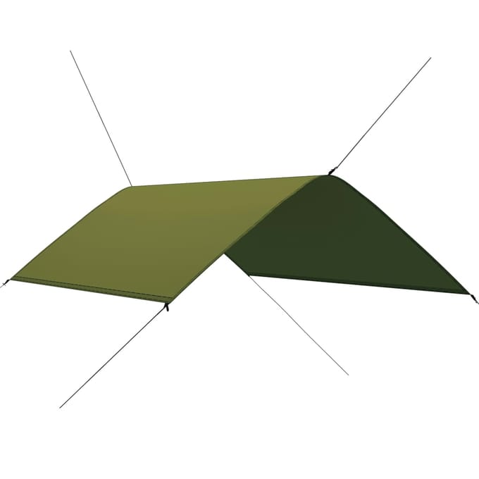 vidaXL - Afdekzeil - 3x2 - m - groen