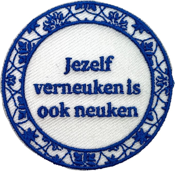 Fjesta© Oeteldonk embleem - Tegeltje jezelf verneuken