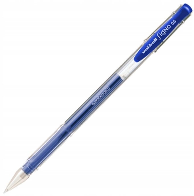UNI UM-100 Signo Gelpen Blauw - 0.5mm
