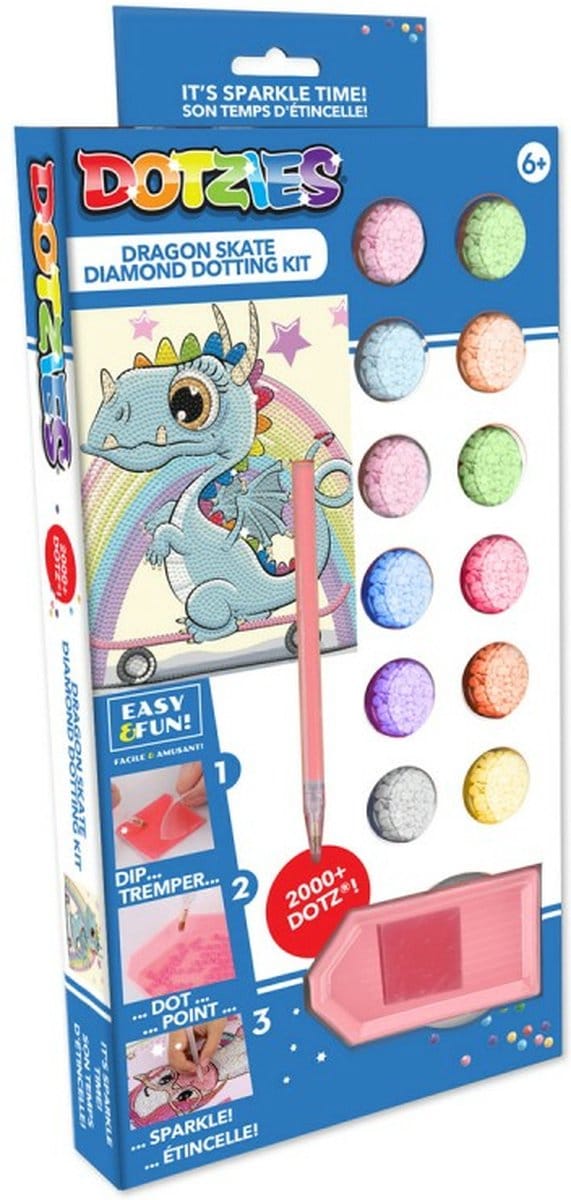 Dotzies Diamond Painting - Smok na scenie