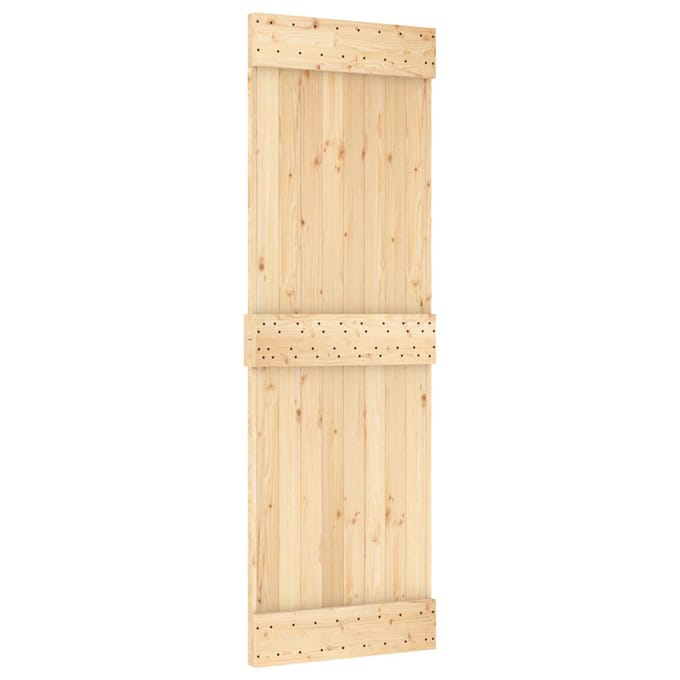 vidaXL - Vlakke - deur - NARVIK - 70x210cm - Massief - Pine - Hout - (Onbehandeld)