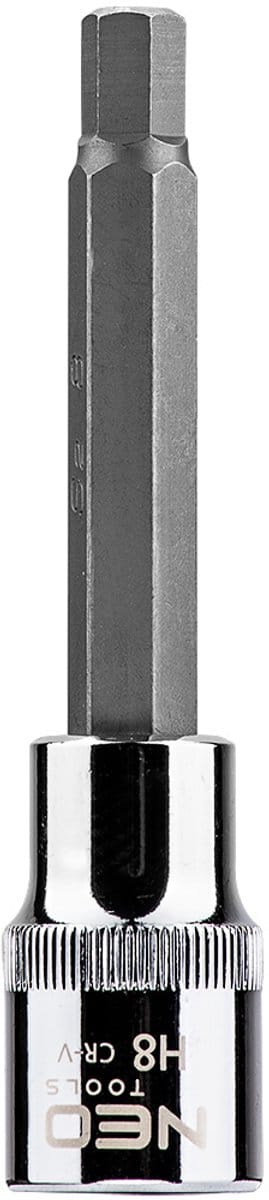 NEO DIN 7422 - Zeskantsleutel - H8 - 100 mm - Chroom-Vanadium Staal