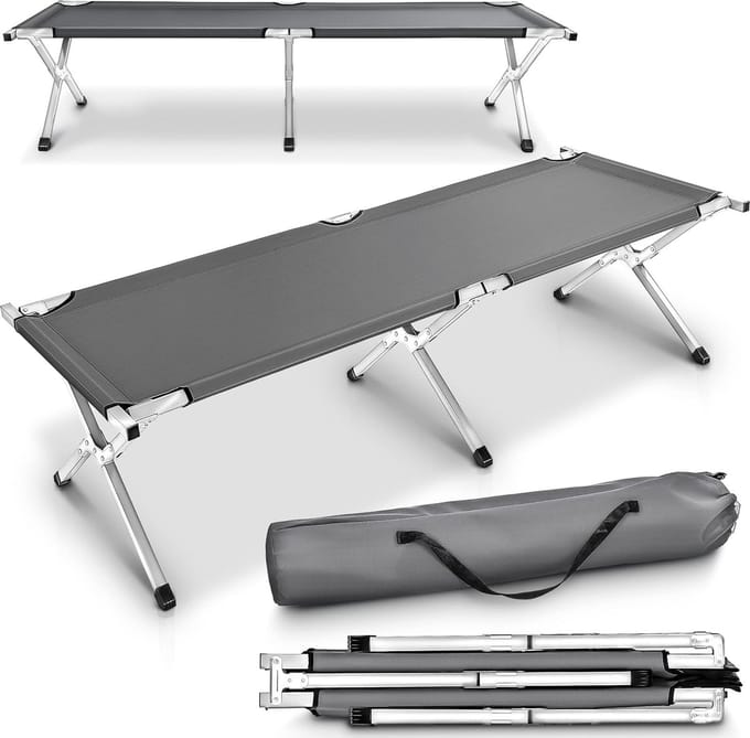 Veldbed - Kampeerbed - Vouwbed 1 Persoons - Logeerbed