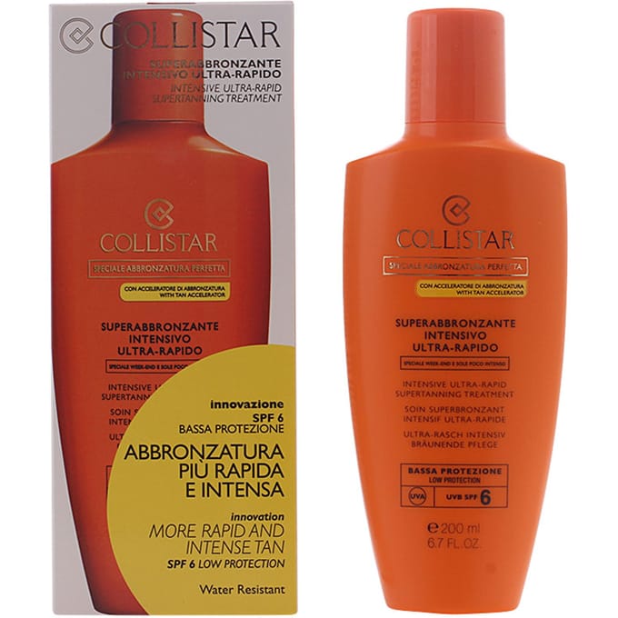 Collistar Sun Protection Intensive Ultra-Rapid Supertanning Body Treatment SPF 6 Zelfbruiners Dames 200 ml