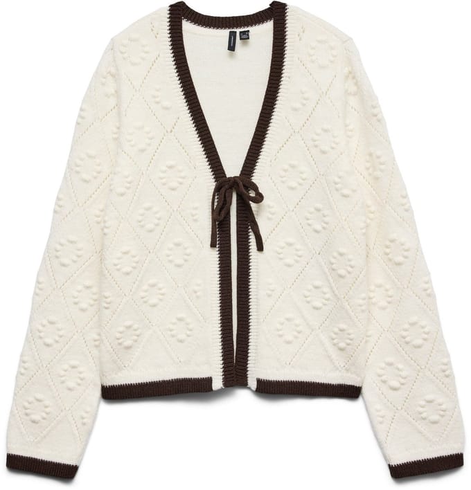 VERO MODA - VMBECCA LS TIE KNIT CARDIGAN EXP - Dames - Cardigans