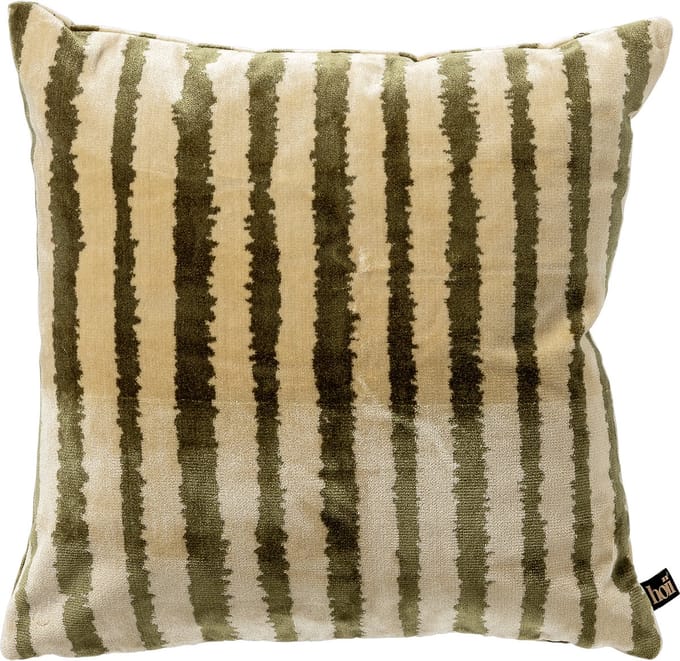 LORENZO | sierkussen 45x45 cm | Military Olive | groen | multicolor | Hoii | met duurzame kussenvulling