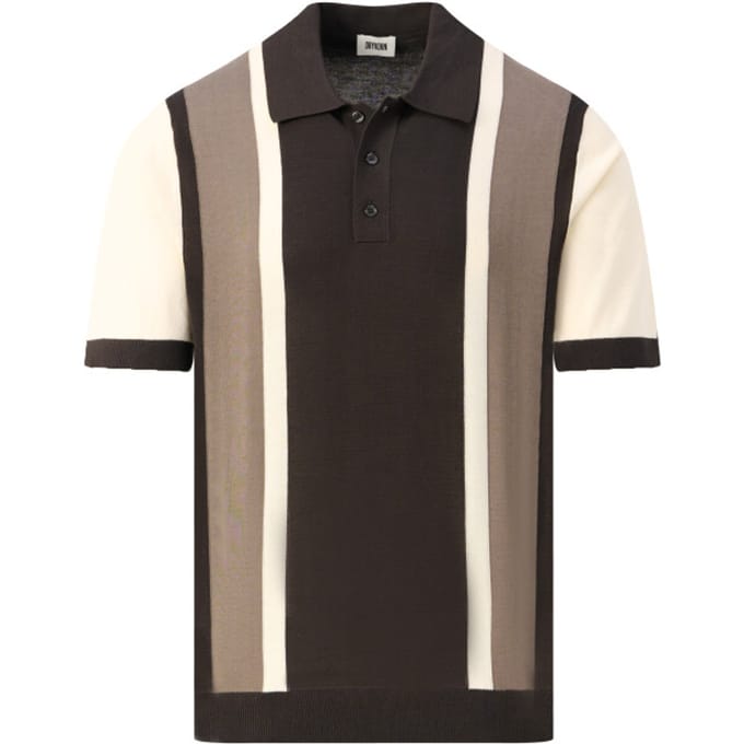 regular fit poloshirt in all-over look model 'TAMIAN'