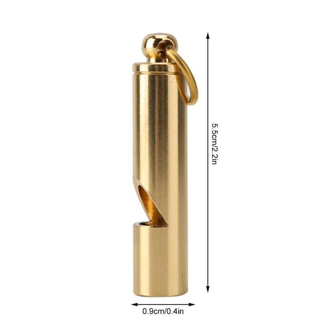 Aluminiumlegering Ultrasone Hond Vogels Trainingsfluit Gedragstrainer met Ring beige