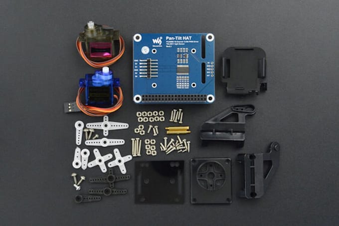 Pan-Tilt HAT - Geschikt voor Raspberry Pi en Jetson Nano - FIT0731