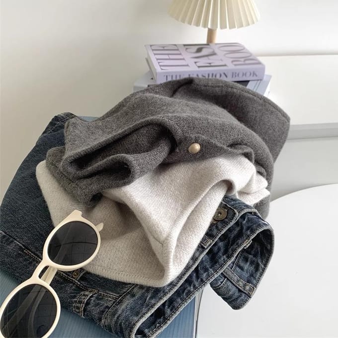 Dames Korte Gebreide Trui Mouwloos Koreaans Dames Effen Kleur Vest Dames Pullover Vrouwelijke Tops One size gray