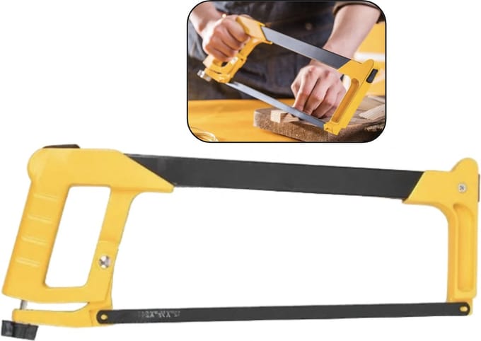 PD® Ijzerzaag - EXTRA SCHERP - Zaag - Handzaag - Geel - 30CM