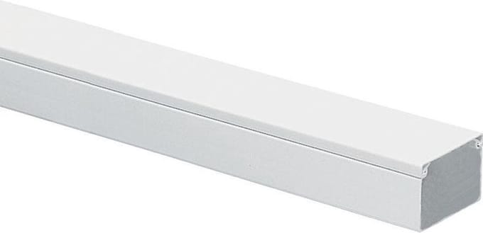 Allteq - Kabelgoot - 1.5 meter - 4 x 6 cm - PVC - Wit