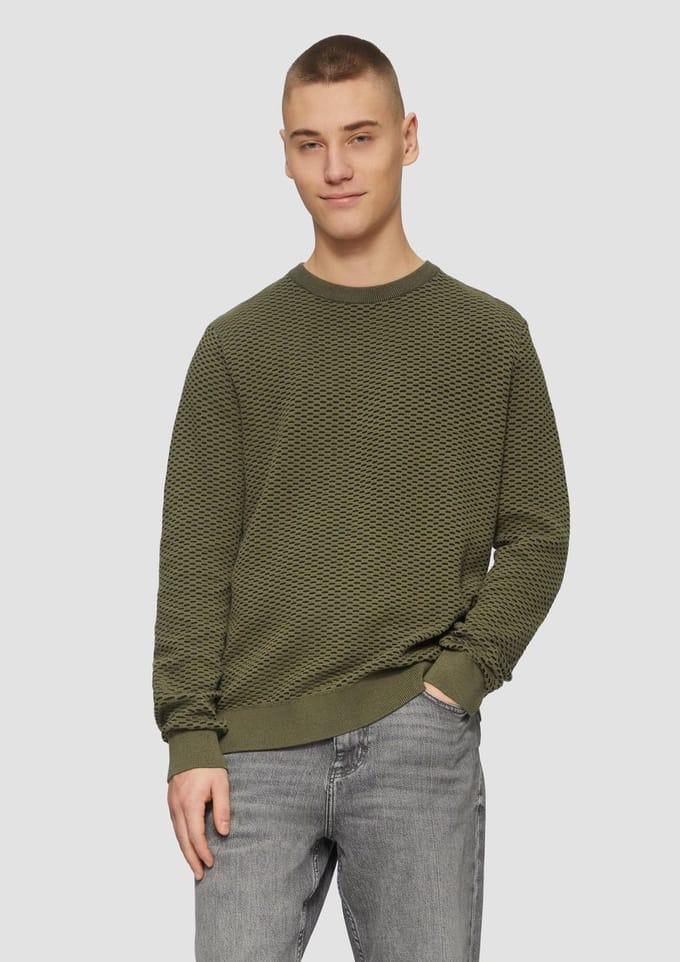 Q/S designed by - Pull - Maat XXL - Mannen - 79W0 GREEN - katoen