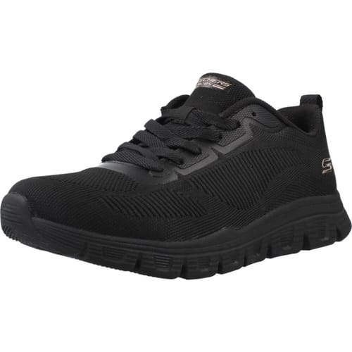 Skechers BOBS B Lite Textiel Dames Zwarte Sneakers
