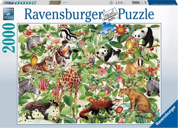 Ravensburger puzzel Jungle - Legpuzzel - 2000 stukjes
