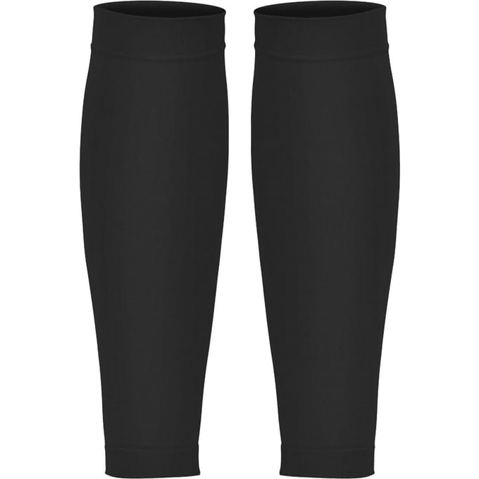 1 paire de chaussettes de compression élastiques respirantes pour mollets, pour course à pied, jogging, randonnée black