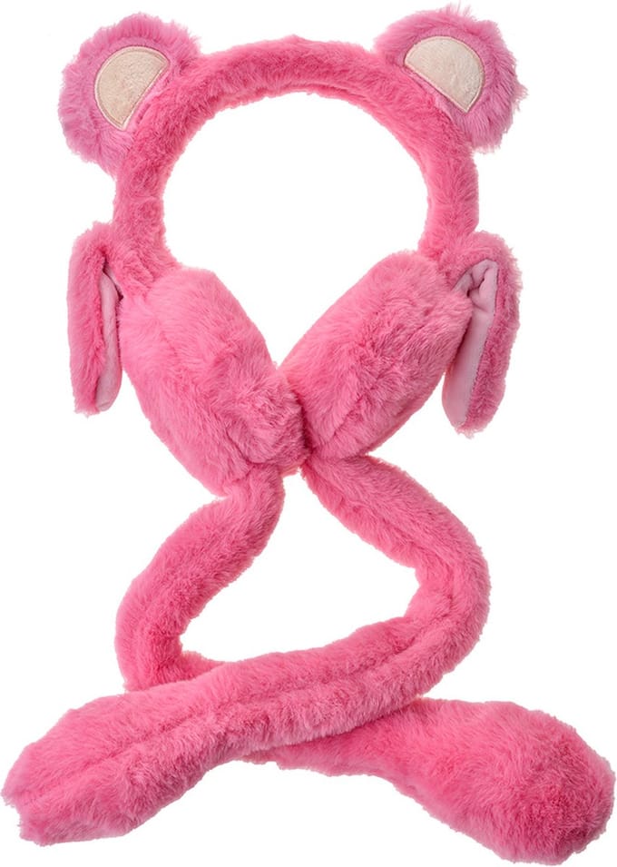 Clayre & Eef Oorwarmers Kinderen one size Roze Polyester