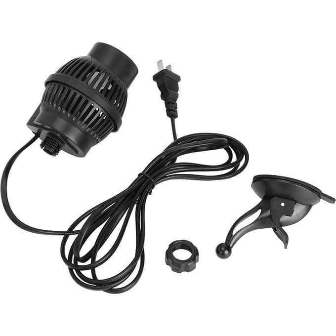 8W Krachtige Mini Golfmaker Pomp voor Aquarium Vissentank met Zuignapvoet black