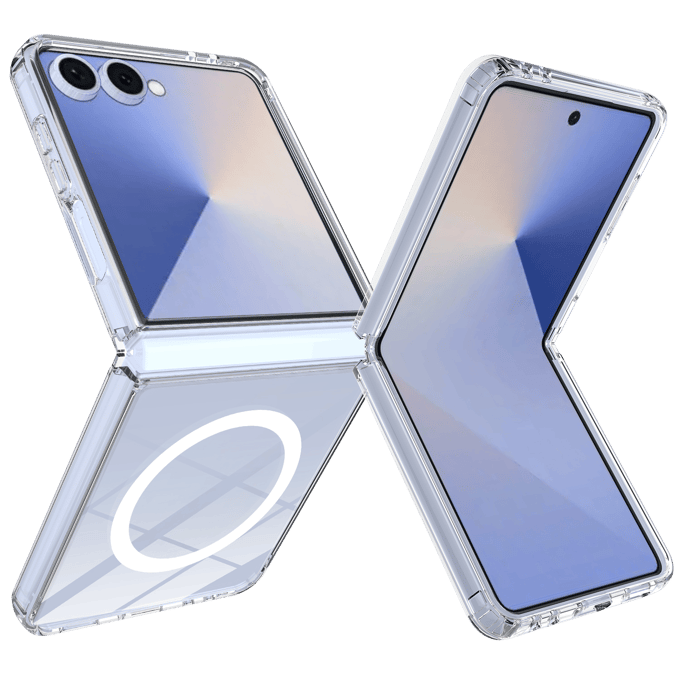 CaseBody Samsung Galaxy Z Flip8 Magnetisch Hoesje Transparant