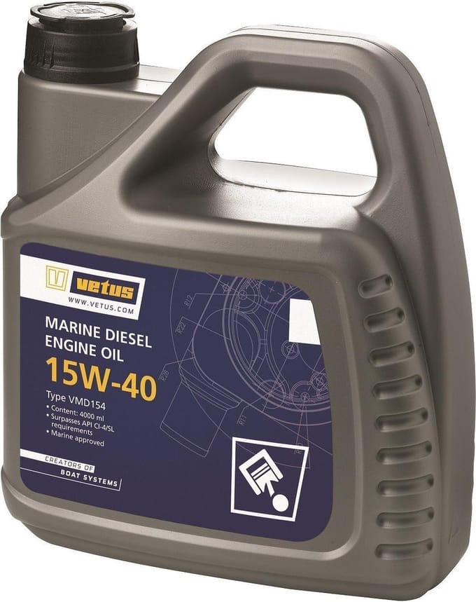 VETUS 4 liter Marine Diesel Engine Oil 15W-40