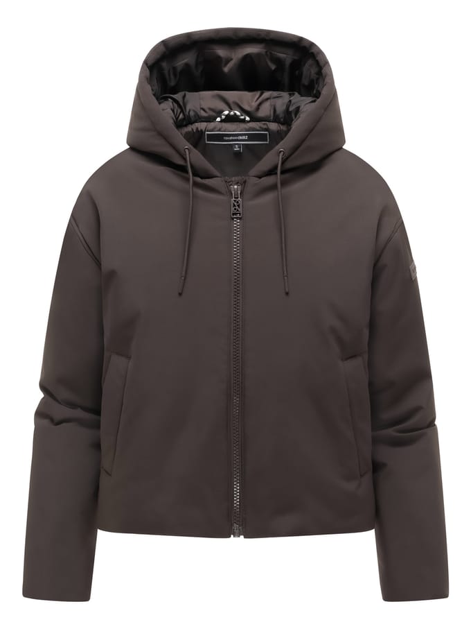 Navahoo dames winterjas Biscuitaa met capuchon