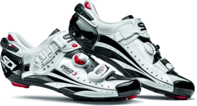 Sidi ERGO 3 - racefietsschoenen - carbon vernice - wit/zwart - maat 39