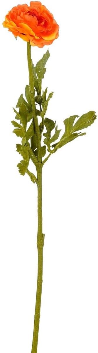 MICA DECORATIONS RANUNCULUS ORANJE - L56CM