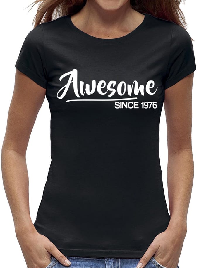 Sarah 50 jaar t-shirt / kado tip / dames maat M / cadeau