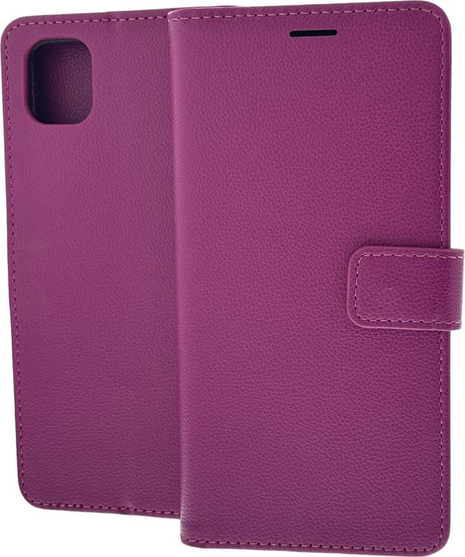 Portemonnee Book Case Hoesje Geschikt voor: Samsung Galaxy A04 - Donker roze