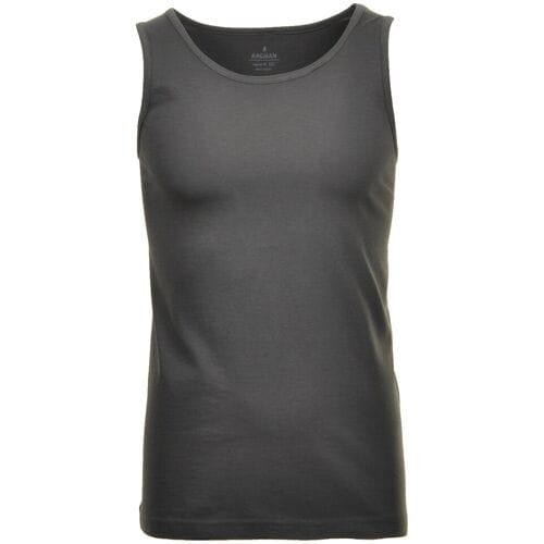 Ragman Ondermode Uni Tank Top Single Jersey Leisteen / male