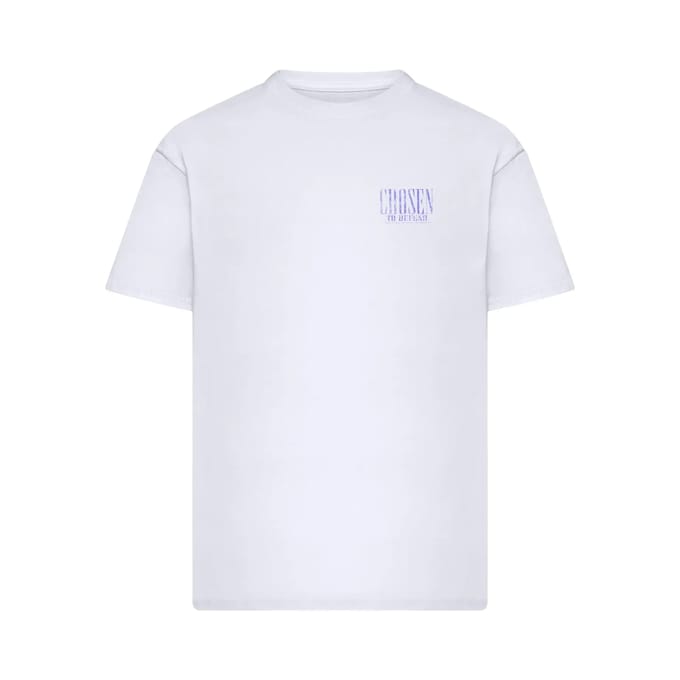 Mister Tee - Chosen To Defend Oversize Heren Tshirt - L - Wit