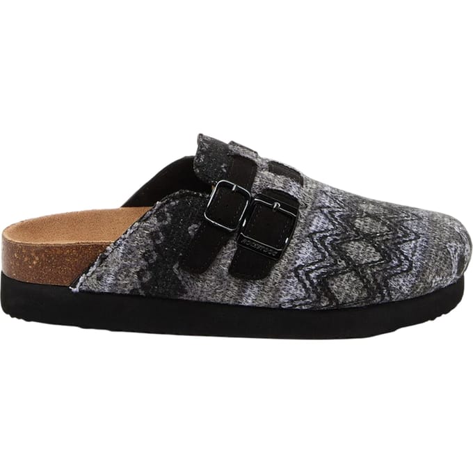 Rocket Dog Dames/Dames Abel Plus Zig Zag muiltjes (Zwart)