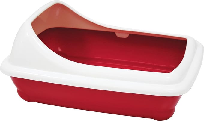 Toiletbak met rand 46 x 35 cm - bescherming tegen uitstroom zand