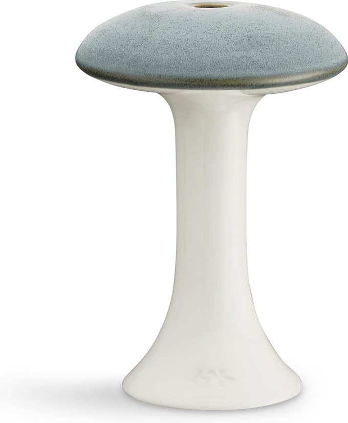 Kahler Design Ahlmann Kandelaar - 14 cm - Donker Groen/Wit