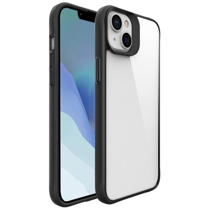 imoshion Hoesje - Geschikt voor Apple iPhone 14 - Hybrid Case - Zwart