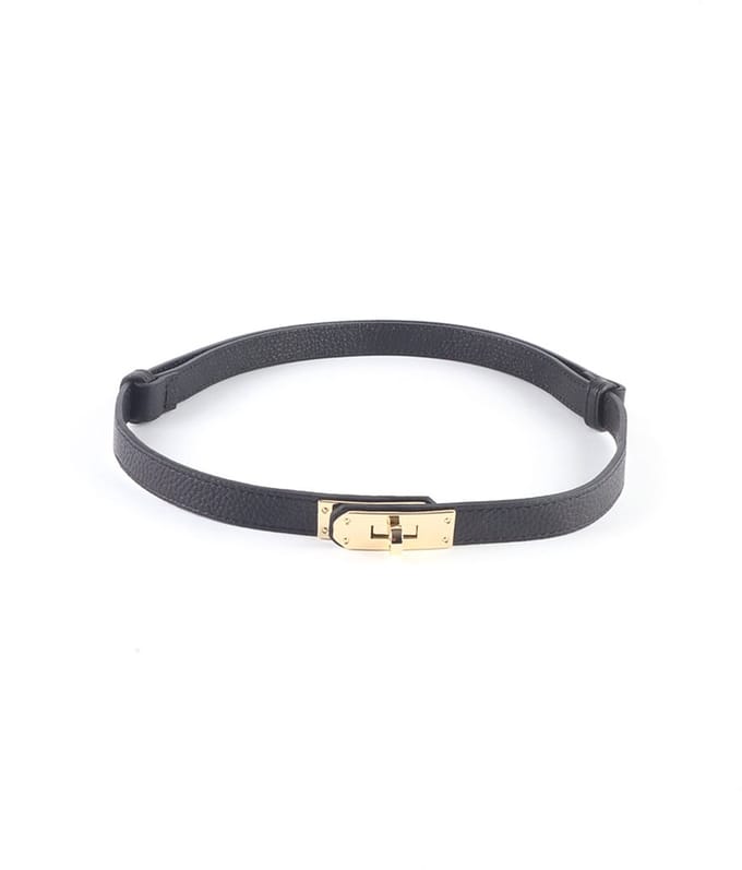 Giuliano Lederen riem - Made in Italy - 105 CM - Zwart