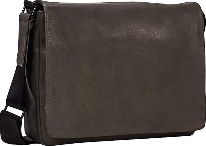 Leonhard Heyden Den Haag messenger M 11 inch - Olijf