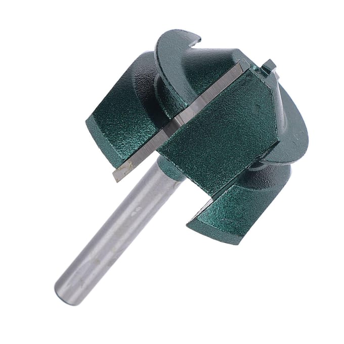 Houtbewerkingsbovenfreesbit 6mm Schacht 2 Inch Mes 45 Graden Verstekfreesbit voor Handwerk