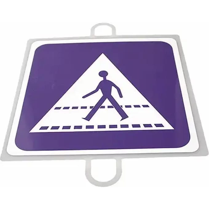 Kind-voetgangersoversteekplaats bord Softee